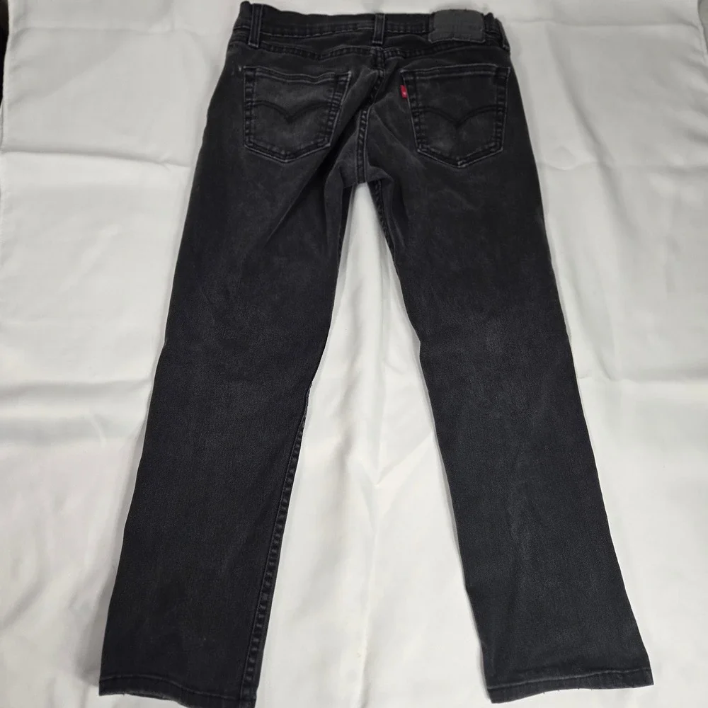 Levi's 511 Slim Fit Jeans‎ Black Wash Tag 29x30 measured 28x26 Red Tab (R) only